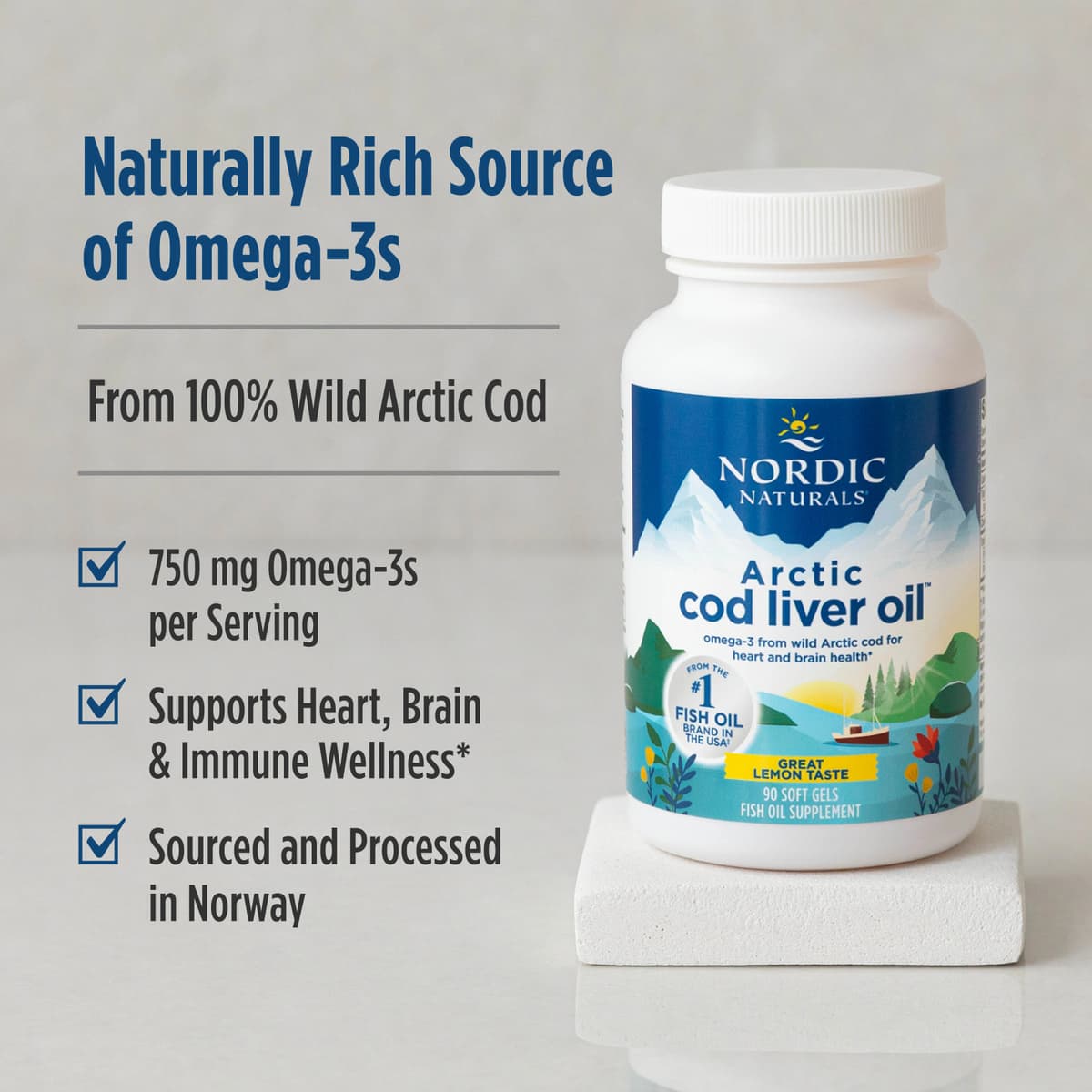 Nordic Naturals - Produkter - 180 Kapsler