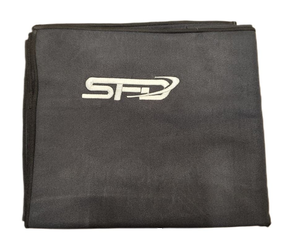 Sfd - Microfiber Towel, Black - 120 x 70 Cm