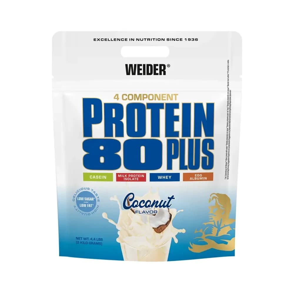 Weider - Protein 80 Plus – Weider förpackning