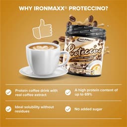 IronMaxx - Proteccino - Instant Protein Coffee Drink - 500g