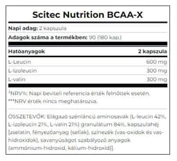 Scitec Nutrition - BCAA X - 180 Caps