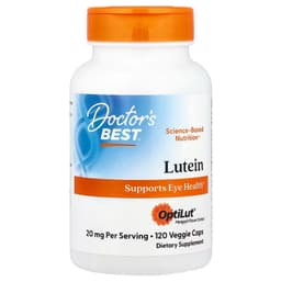 Doctor's Best - Lutein with OptiLut - 120 Veggie Caps