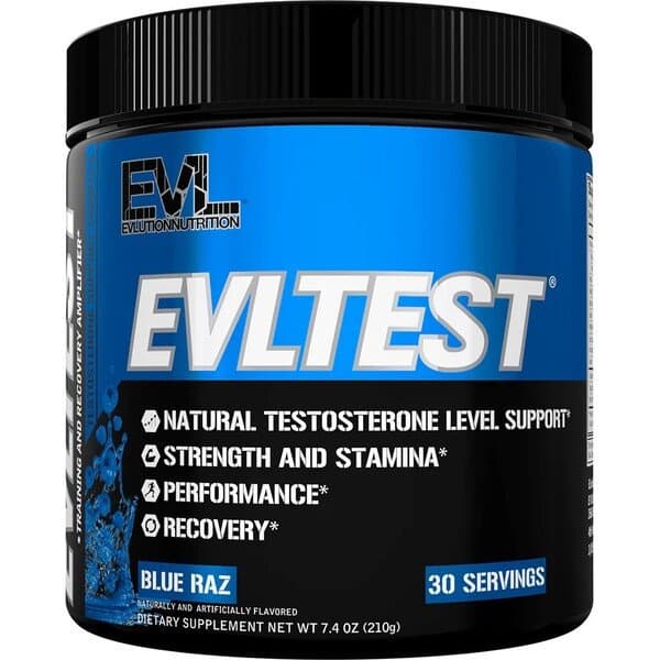 EVLution Nutrition - Evltest - Testosterone Support - 210g – Evlution Nutrition förpackning