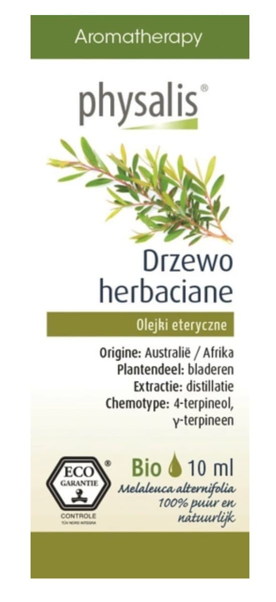 Physalis - Tea Tree Oil - 10 ml – Physalis förpackning