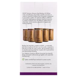 NOW Foods - Ultrasonic Real Bamboo Essential Oil Diffuser - 1 Pc