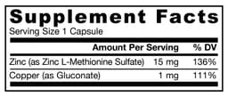 Jarrow Formulas - Zinc Balance - 100 Veggie Capsules