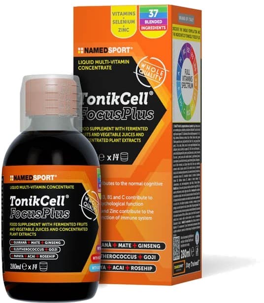 Named Sport - Namedsport TonikCell Focus Plus 280 ml – Named Sport förpackning