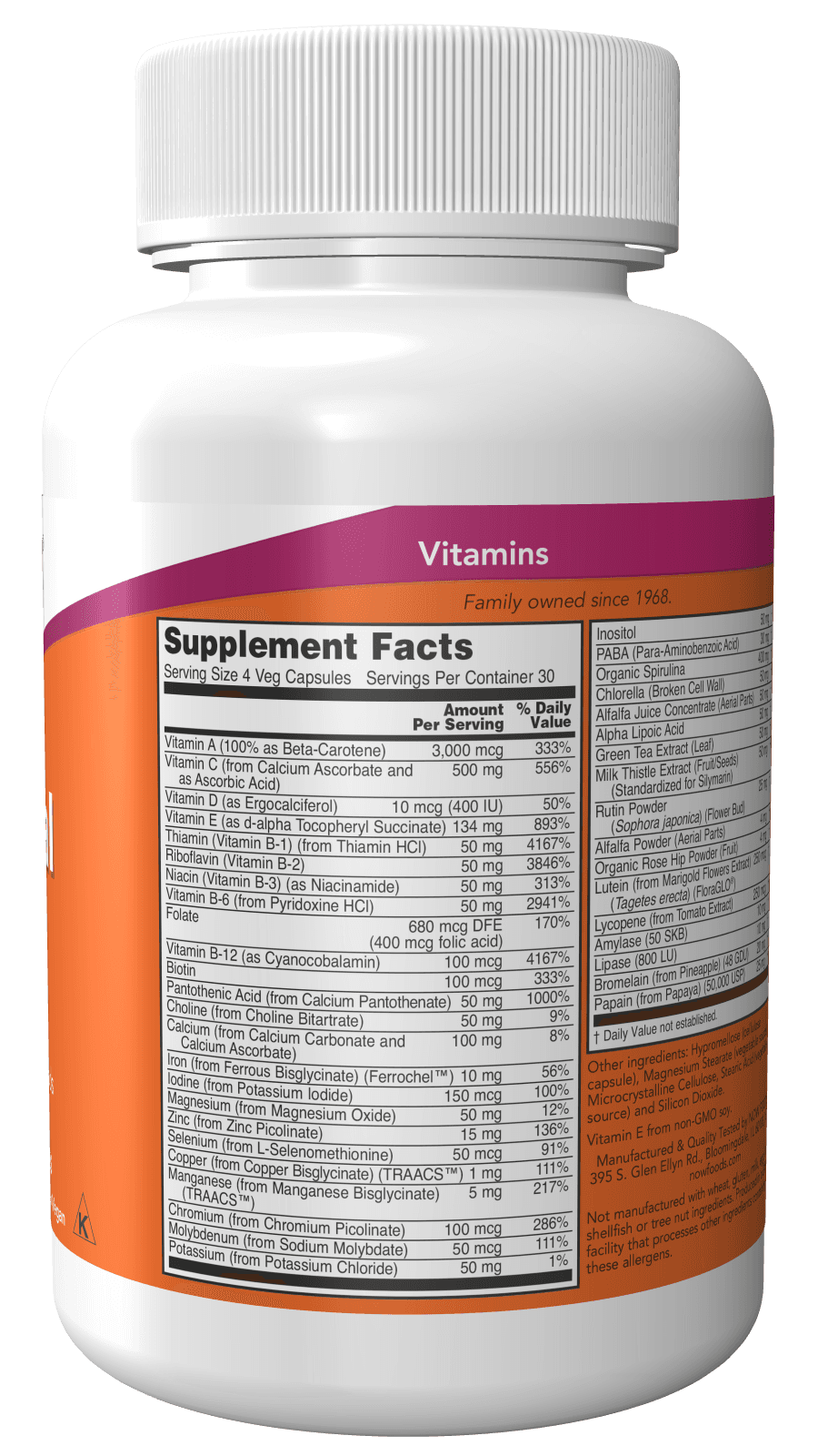 Now Foods - Special Two Multi-vitamiini - 240 Vcaps