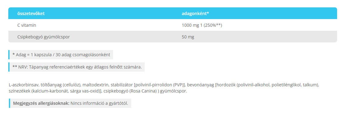 Nutriversum - Vitamin C - 52g / 30 Tabs