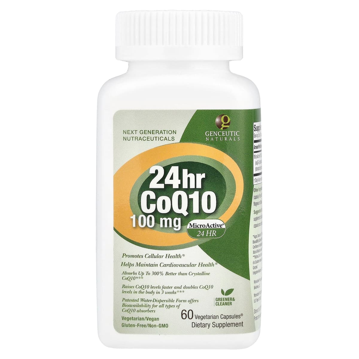 Nature'S Answer 24hr Microactive CoQ10 100mg - 60 Vcaps