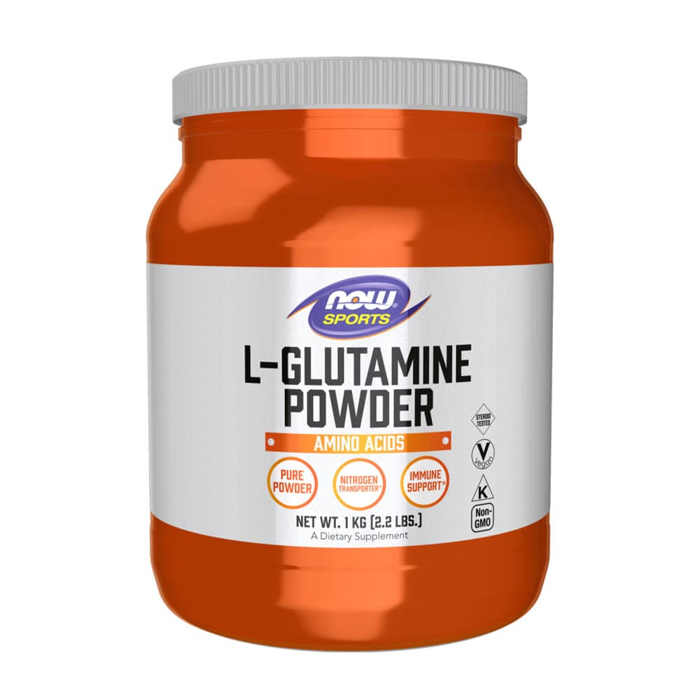 NOW Foods - L-Glutamine – NOW Foods förpackning