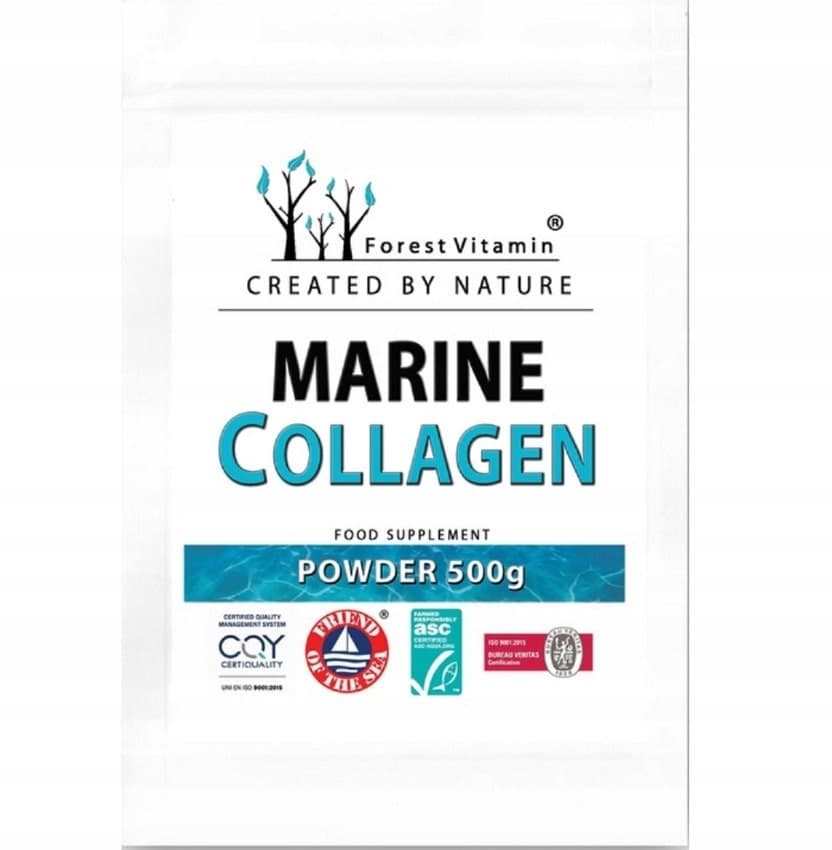 Forest Vitamin - Marine Collagen - 500g – Forest Vitamin förpackning