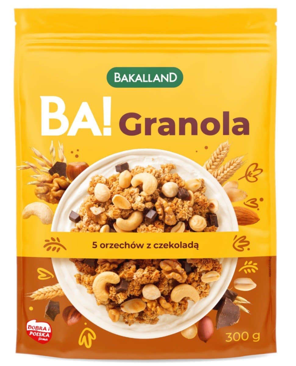 Bakalland - BA! Granola - 300g – Bakalland förpackning