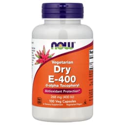 Now Foods - Vitamin E-400 Dry, Vegetarian - 100 Vcaps