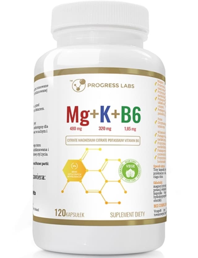 Progress Labs - Mg+K+B6 - 120 Caps – Progress Labs