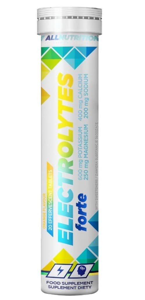Allnutrition - Electrolytes Strong, Orange - 20 Effervescent Tabs – Allnutrition förpackning
