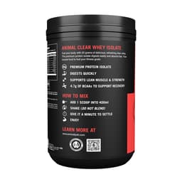 Universal Nutrition - Clear Whey Isolate, Peach Iced Tea - 500g