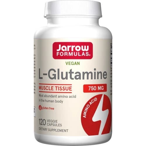 Jarrow Formulas - L-Glutamine - 750mg - 120 Vcaps – Jarrow Formulas förpackning