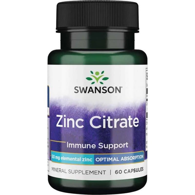 Swanson - Zinkcitrat 50mg - 60 Caps