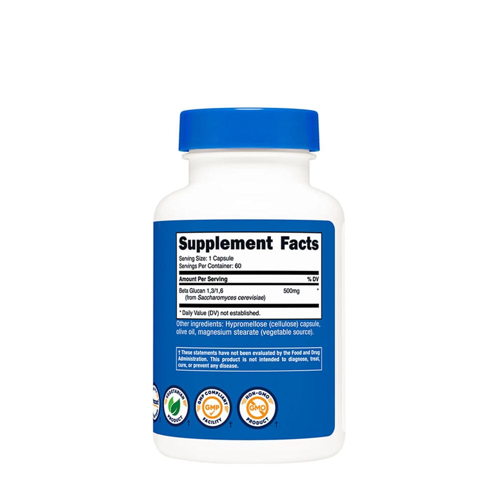 Nutricost - Beta Glucan 1,3/1,6 - 60 kapsler