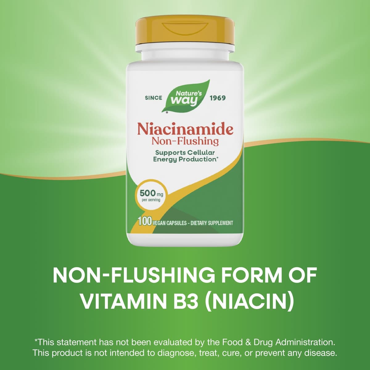Nature'S Way - Niacinamide - 100 Kapsler