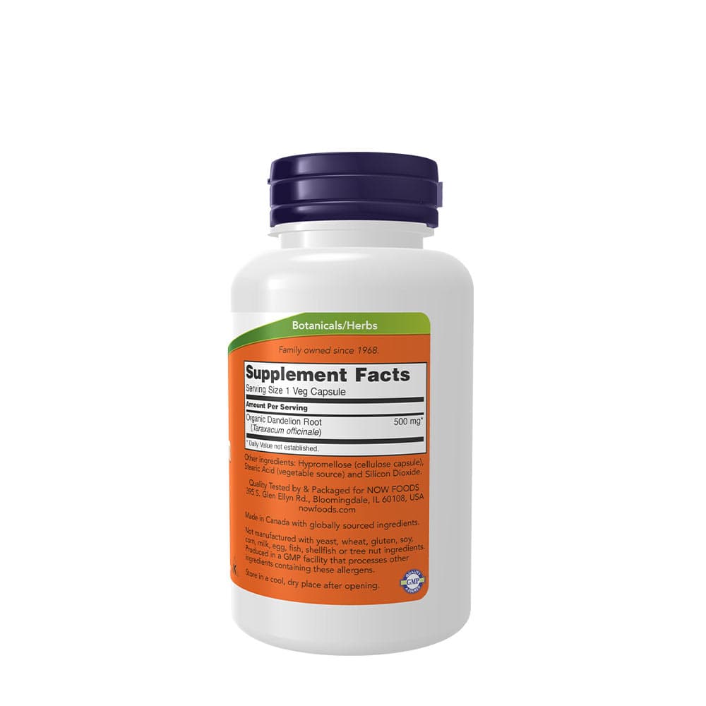 NOW Foods - Dandelion Root - 100 Veg Capsules