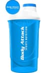 Body Attack - Shaker - Blå och vit, 600 ml