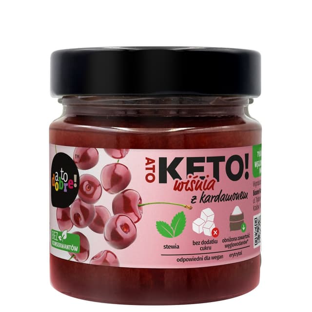 ATODOBRE! - Keto-pålæg med kirsebær og kardemomme - 200 g – ATODOBRE!