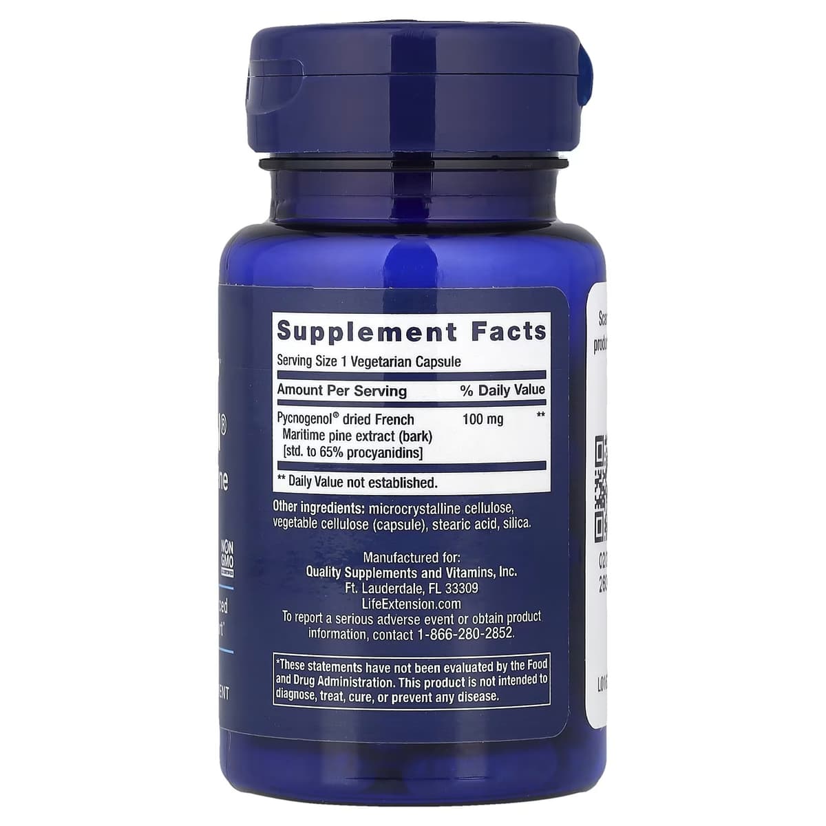 Life Extension - French Maritime Pine Bark Extract 100mg - 60 Caps