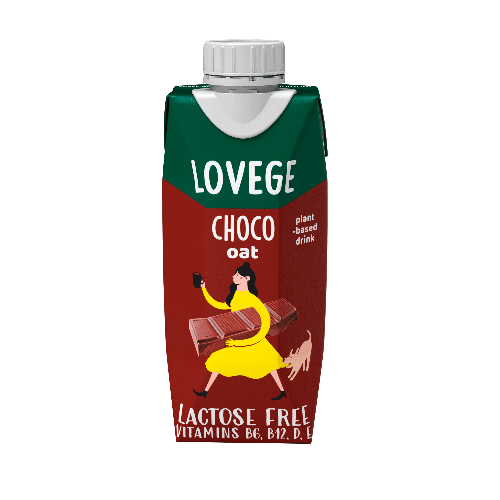 LOVEGE - Choco Oat - 330ml – LOVEGE förpackning