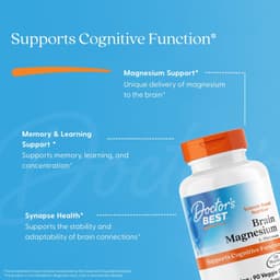 Doctor's Best - Brain Magnesium - 90 Vcaps