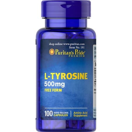 Puritan's Pride - L-Tyrosine - 100 Capsules