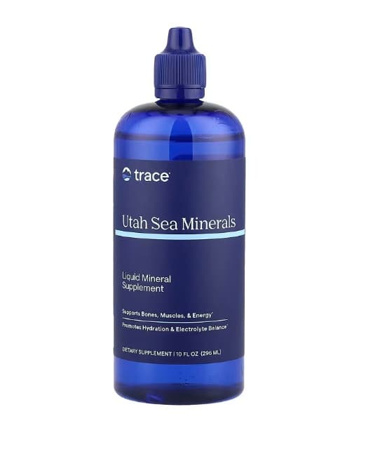 Trace Minerals - Utah Sea Minerals - 296ml – Trace Minerals förpackning