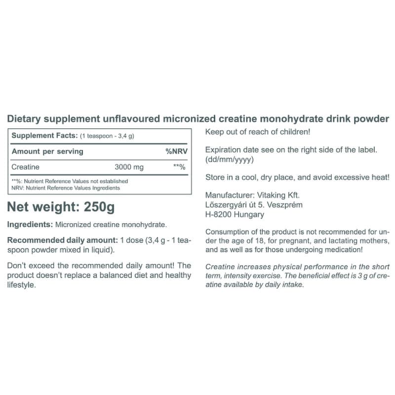 Vitaking - Creatine - 250g