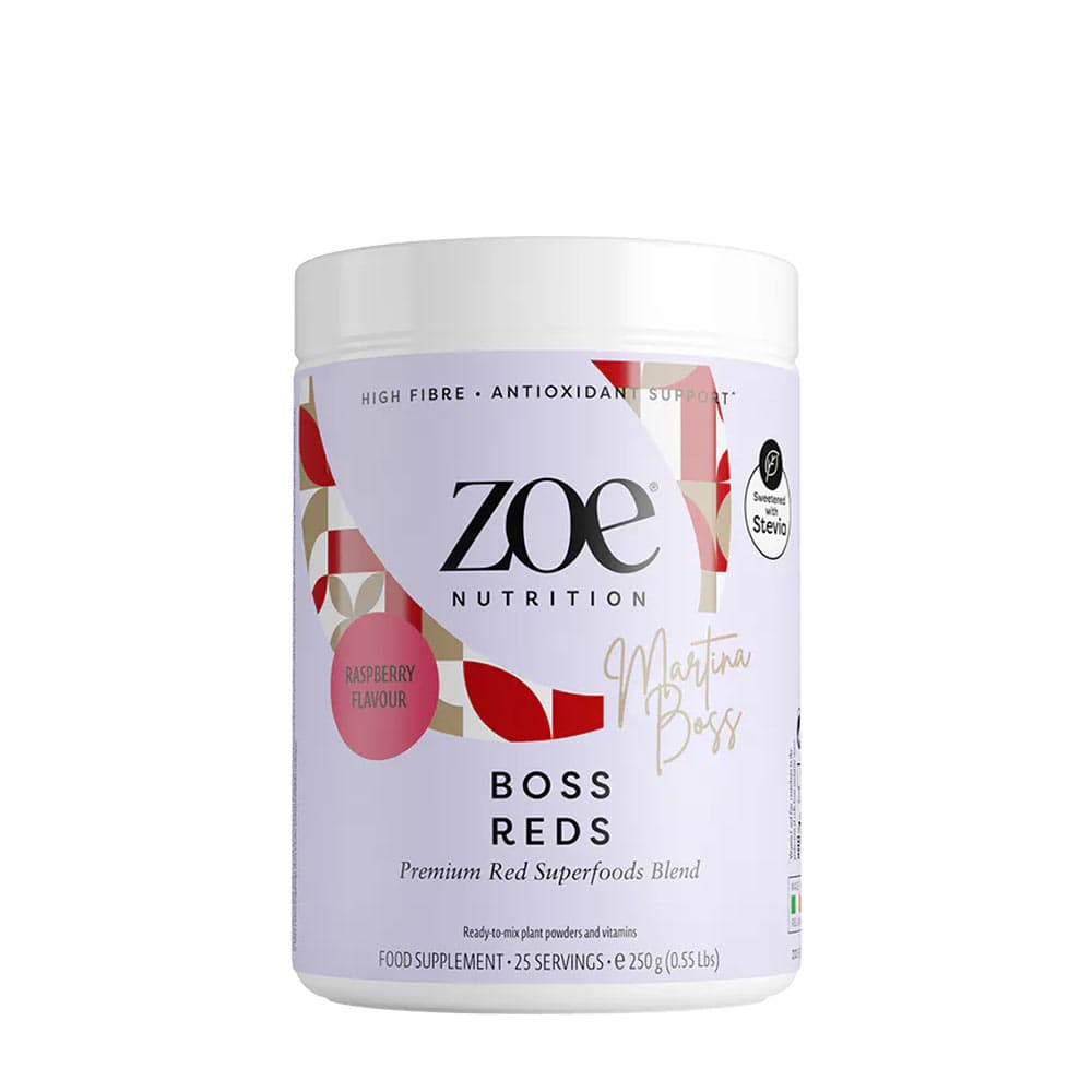 Zoe Nutrition - Boss Reds - Hallon, 250 g – förpackning