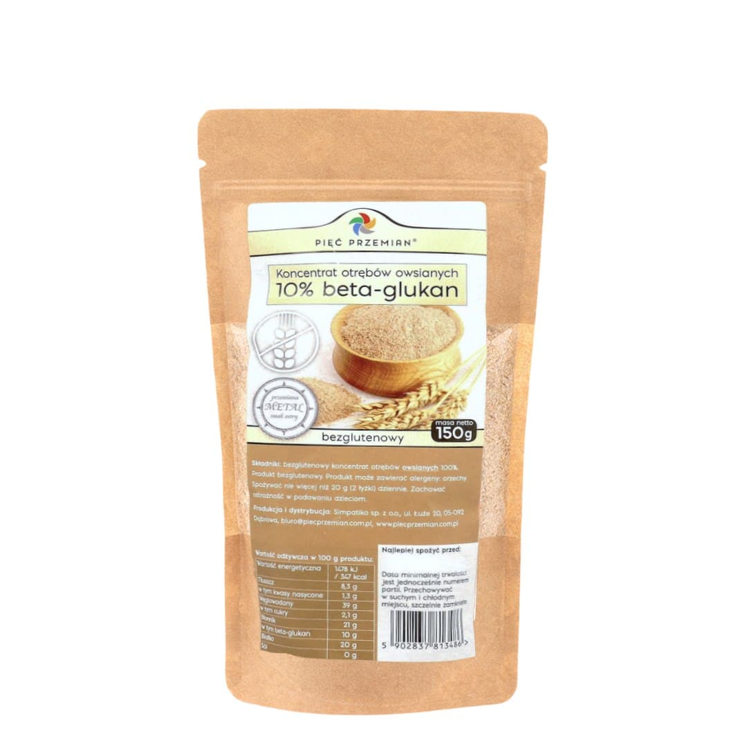 Pięć Przemian - Oat Bran Concentrate – Pięć Przemian förpackning