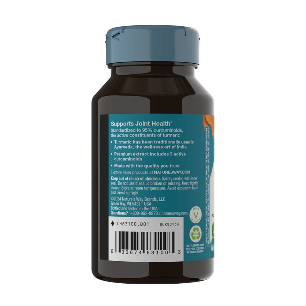 Nature'S Way - Gurkemeja Premium Ekstrakt - 60 Veganske Tabletter