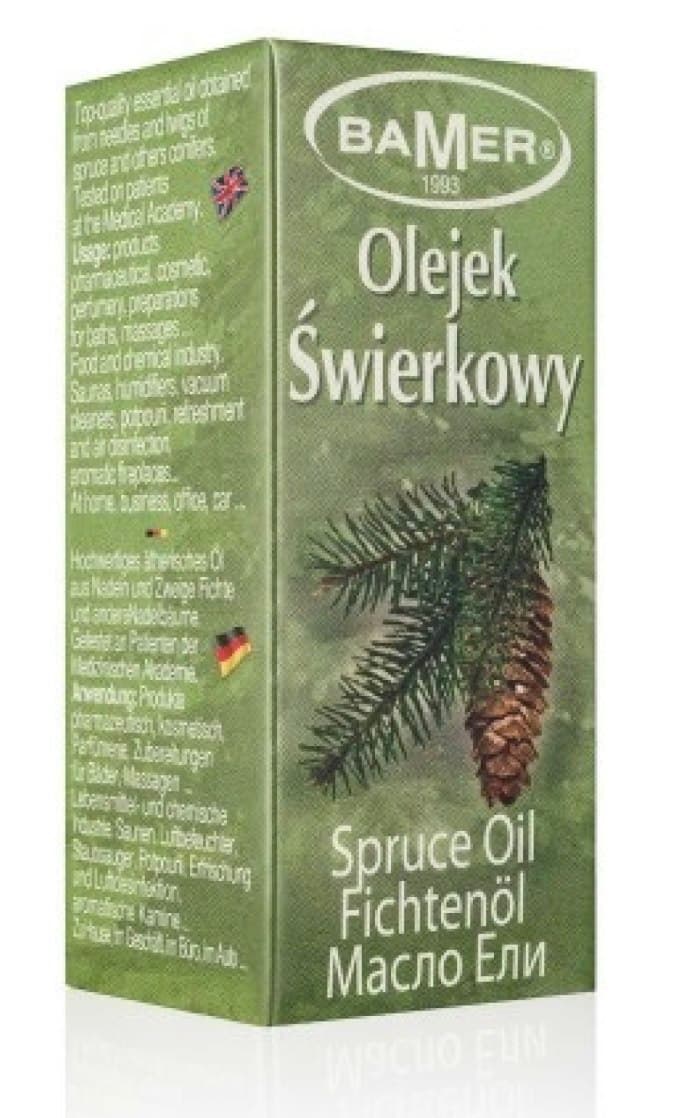 BAMER - Spruce Oil - 7 ml – BAMER förpackning