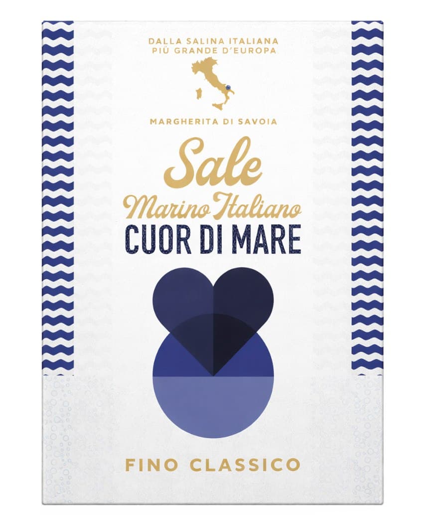 Cuor Di Mare - Italian Sea Salt Fine Grain Non-Iodized 1kg