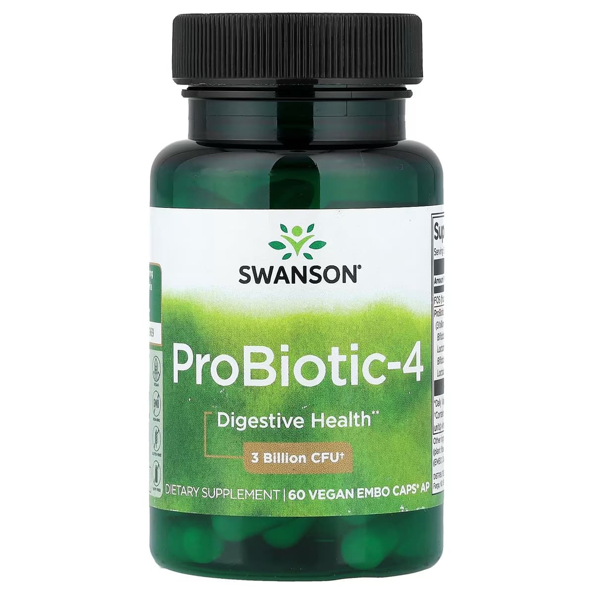 Swanson - Probiotic-4 - 60 Vcaps