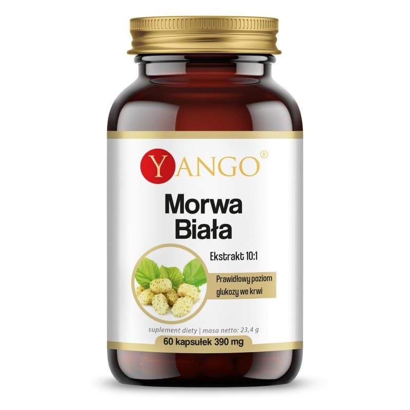 Yango - White Mulberry Extract - 60 Caps – Yango förpackning