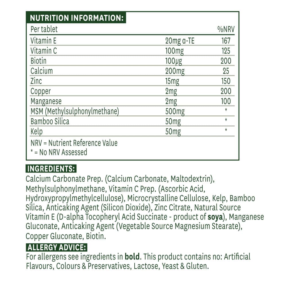 Nature's Aid - Hair, Skin And Nails Formula - 30 Tabs