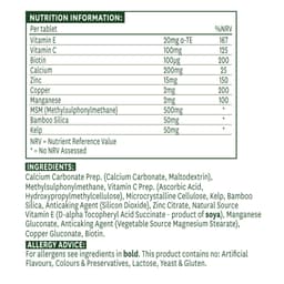 Natures Aid - Hair, Skin And Nails Formula - 30 Tabs