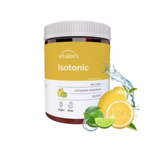 Vitaler's Isotonic Cytrynowo-Limonkowy 250g – Vitaler's förpackning
