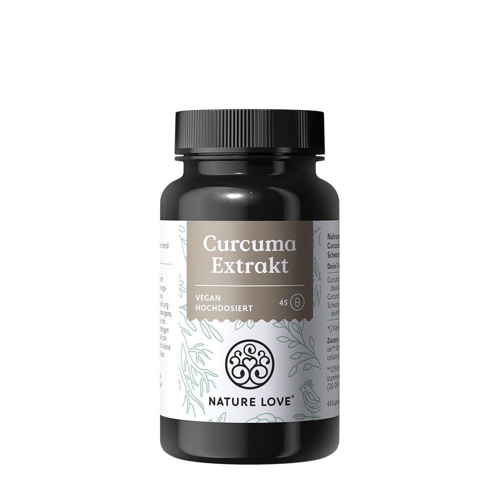 Nature Love - Turmeric Extract - 45 Caps – Nature Love förpackning