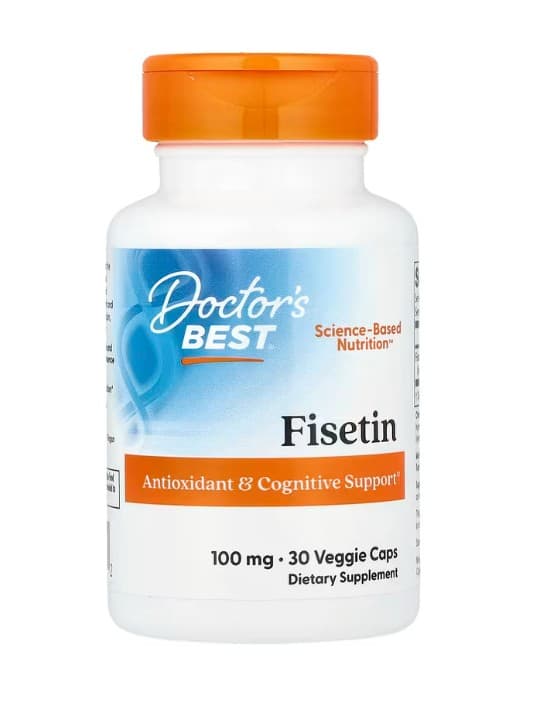 Doctor's Best - Fisetin With Novusetin - 30 Vcaps – Doctor's Best förpackning