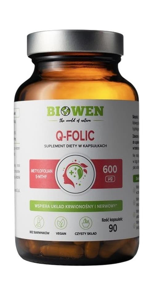 Biowen - Q-Folic - 90 Caps – Biowen förpackning