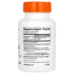 Doctor's Best - Digestive Health Probiotic - 60 Vcaps