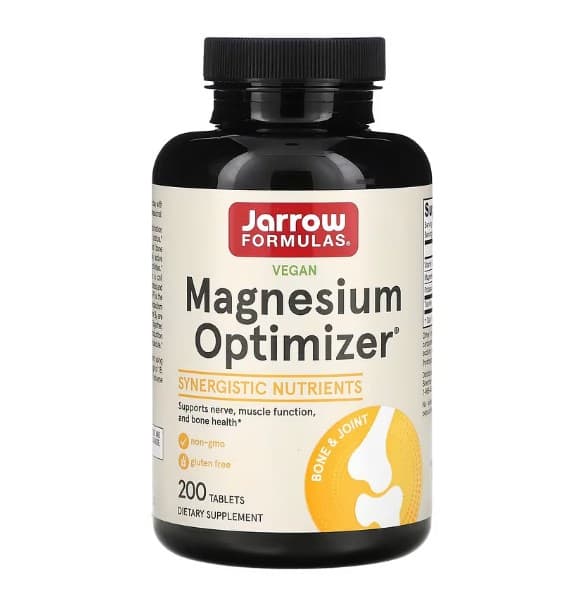 Jarrow Formulas - Magnesium Optimizer - 200 Tabs – Jarrow Formulas förpackning