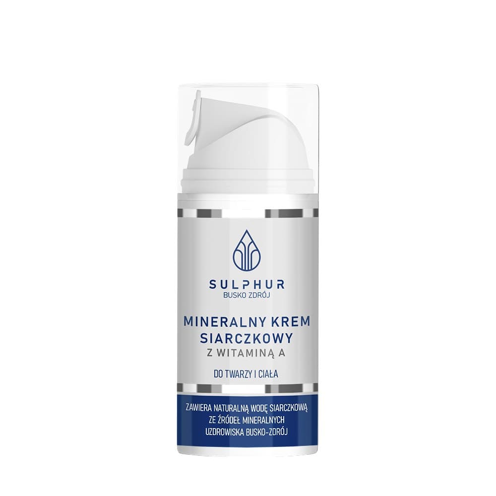 Sulphur - Mineral Sulfur Cream With Vitamin A - 100ml – Sulphur förpackning
